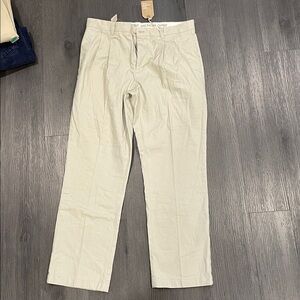 Chaps Cream Chino Pants 34 x 30 NEW